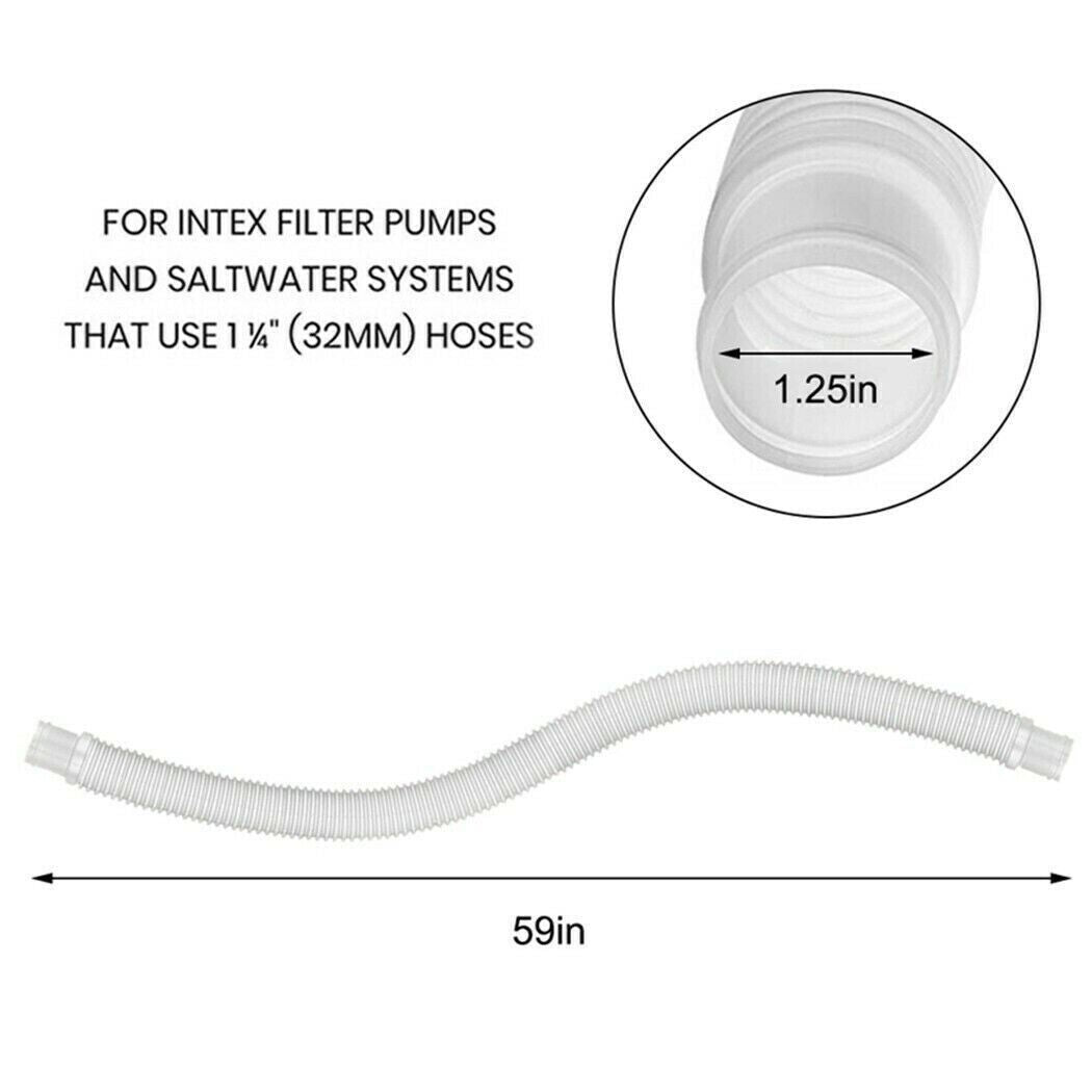 Genuine Intex  Hose 32MM Pipe for Above Ground Swimming Pool Pump 2 Pack