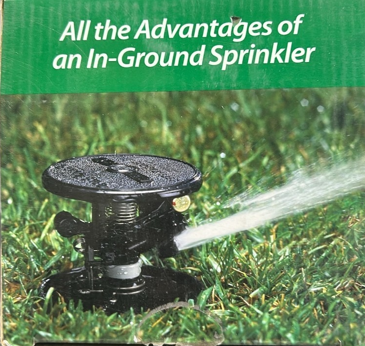 Rainbird In-Ground Impact Sprinkler with Hose Connect Pop Up Garden Irrigation