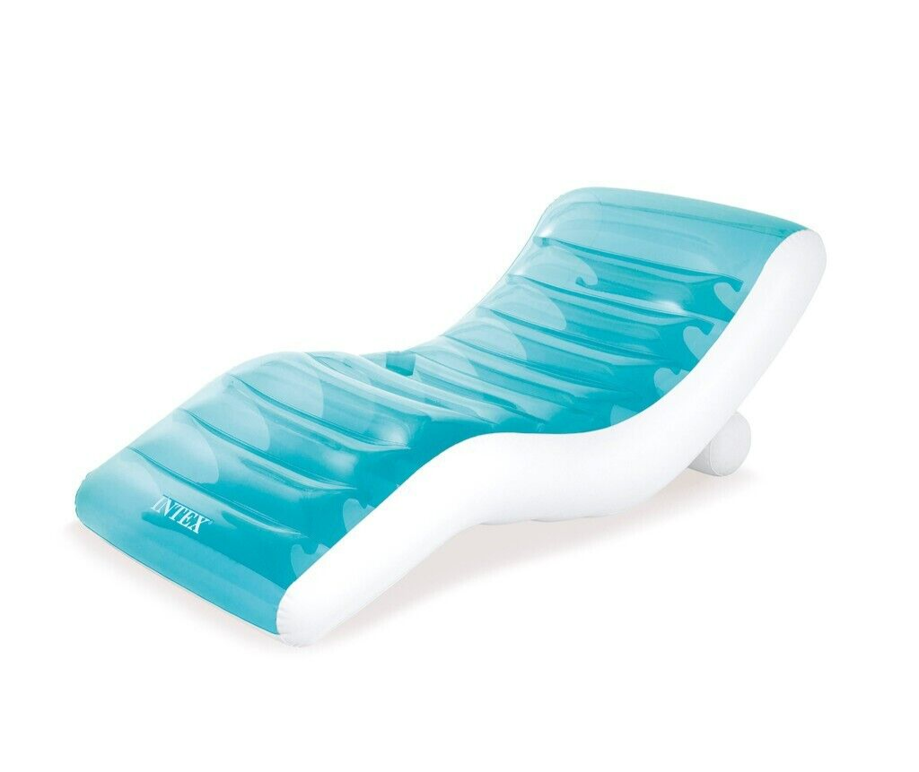 Intex Splash Lounge Mat Inflatable Swimming Pool Adult Bed Mattress Float Raft