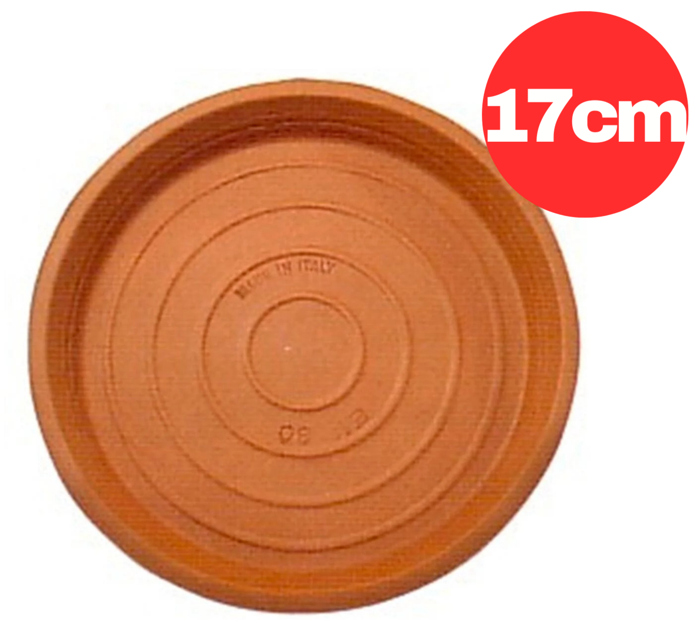 Northcote 17cm Round Tray Pottery Terracotta Herbs Plant Flower Pot Saucer