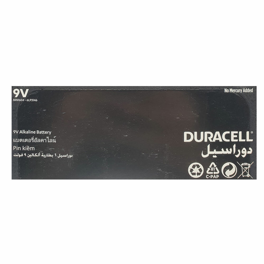 Duracell 9V Battery Coppertop Alkaline Batteries 6pk Genuine AU Stock New