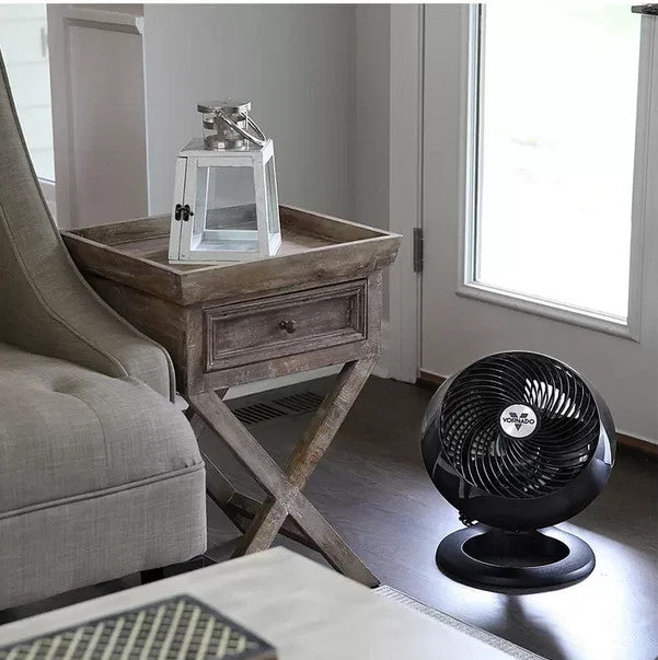 Vornado Floor Fan Air Circulator 660 Whole Room Comfort Comfortable Gloss Black
