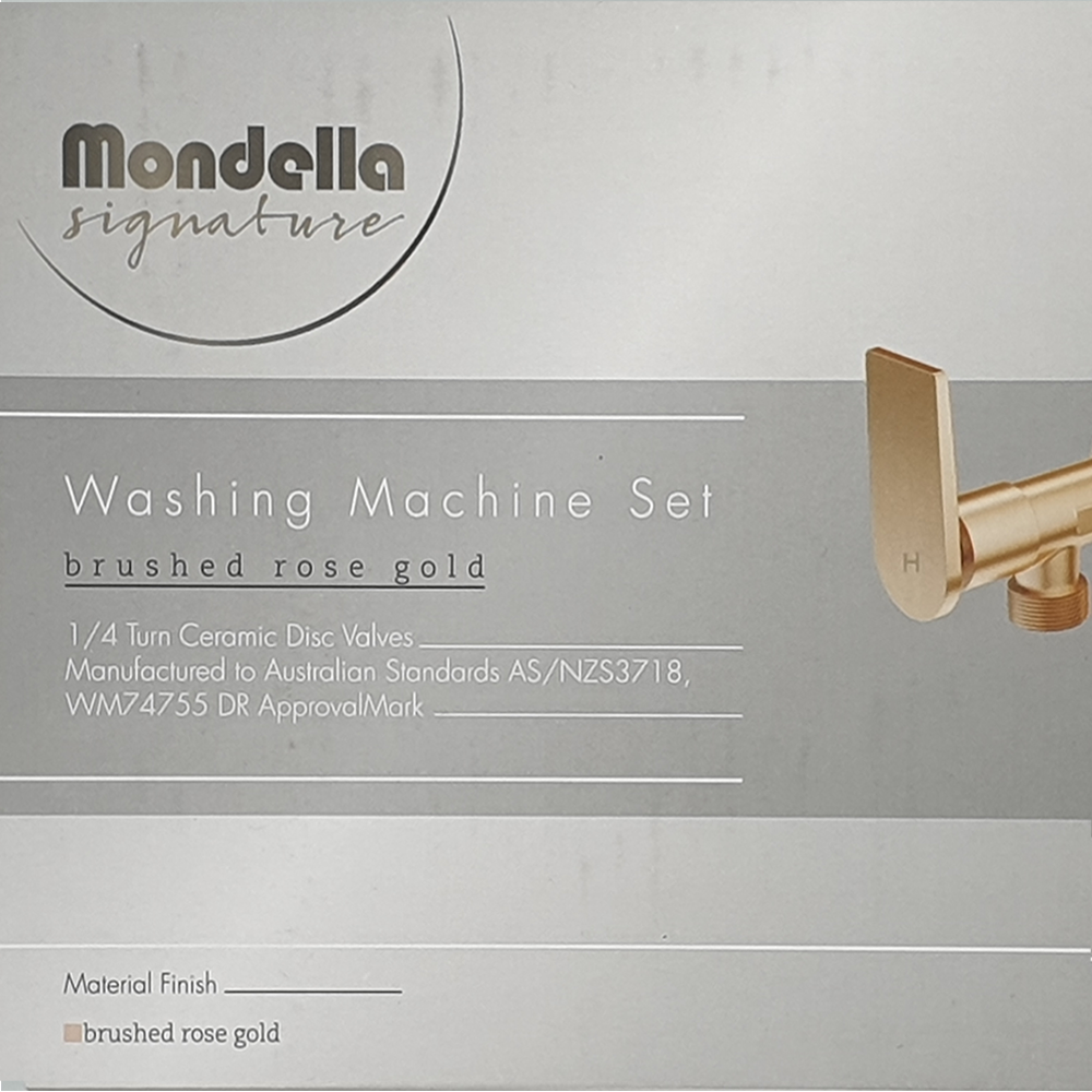 Mondella Signature Washing Machine Tap Set Laundry Stops Water Taps Faucet WELS