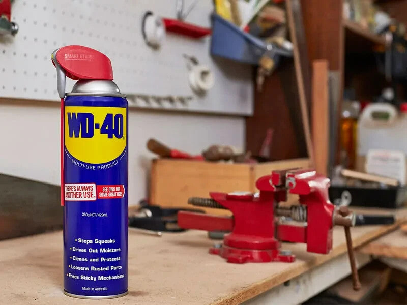 WD-40 275g Multi-Use Smart Straw Tool Rust Remover Lubricant Spray Car Multi Use
