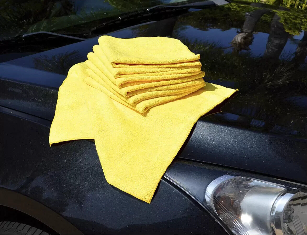 72 Kirkland Signature Ultra Soft Plush Microfiber car Towels Cloths 40cm x 40cm