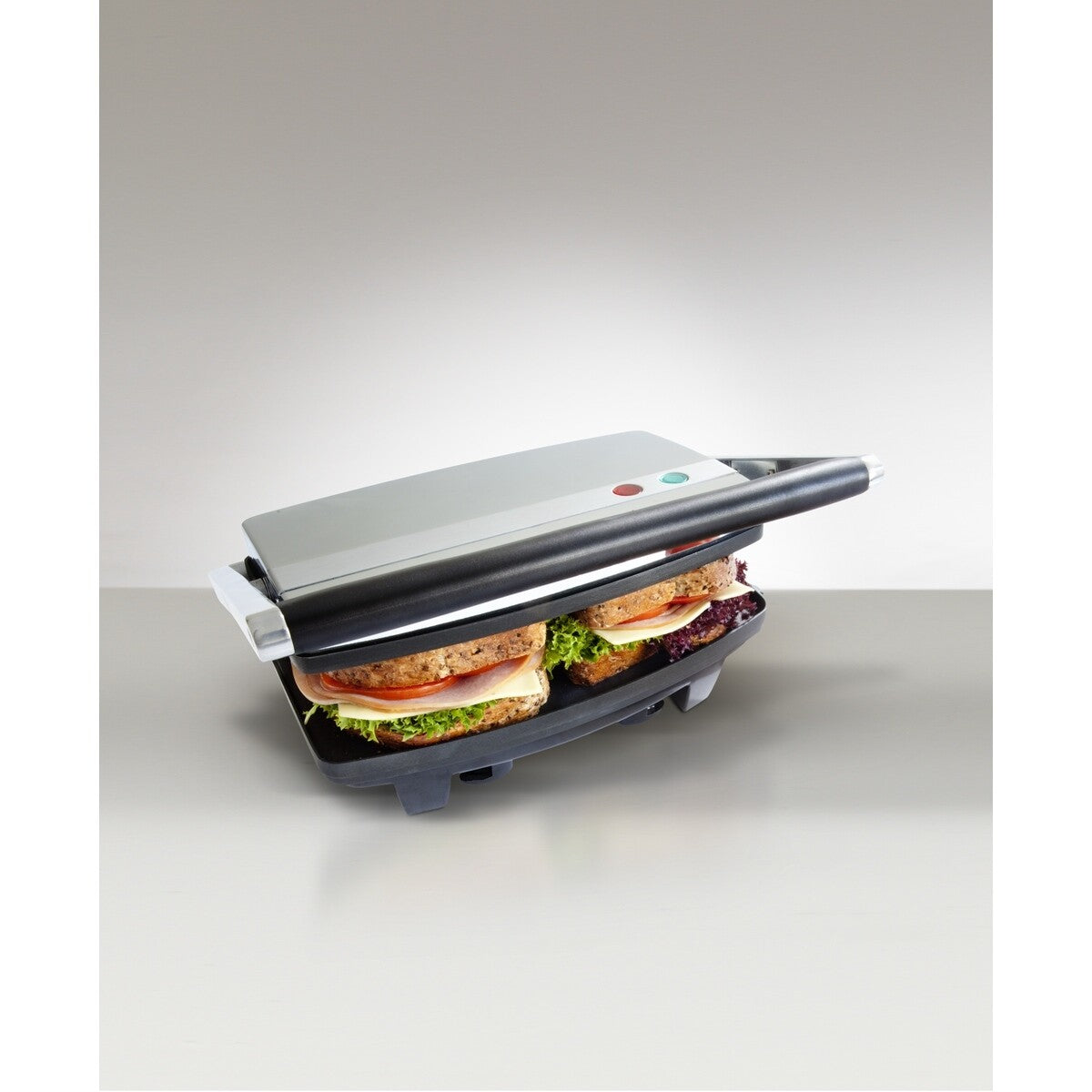 2 Slice Sandwich Maker Electric Press Grill Non Stick Flat Plate Toaster Toastie