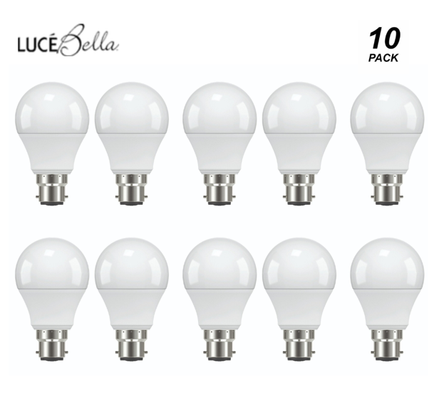 10X Luce Bella LED Bulbs 6W 8W E27 B22 Globe Light Cool Warm White Bright Bulb
