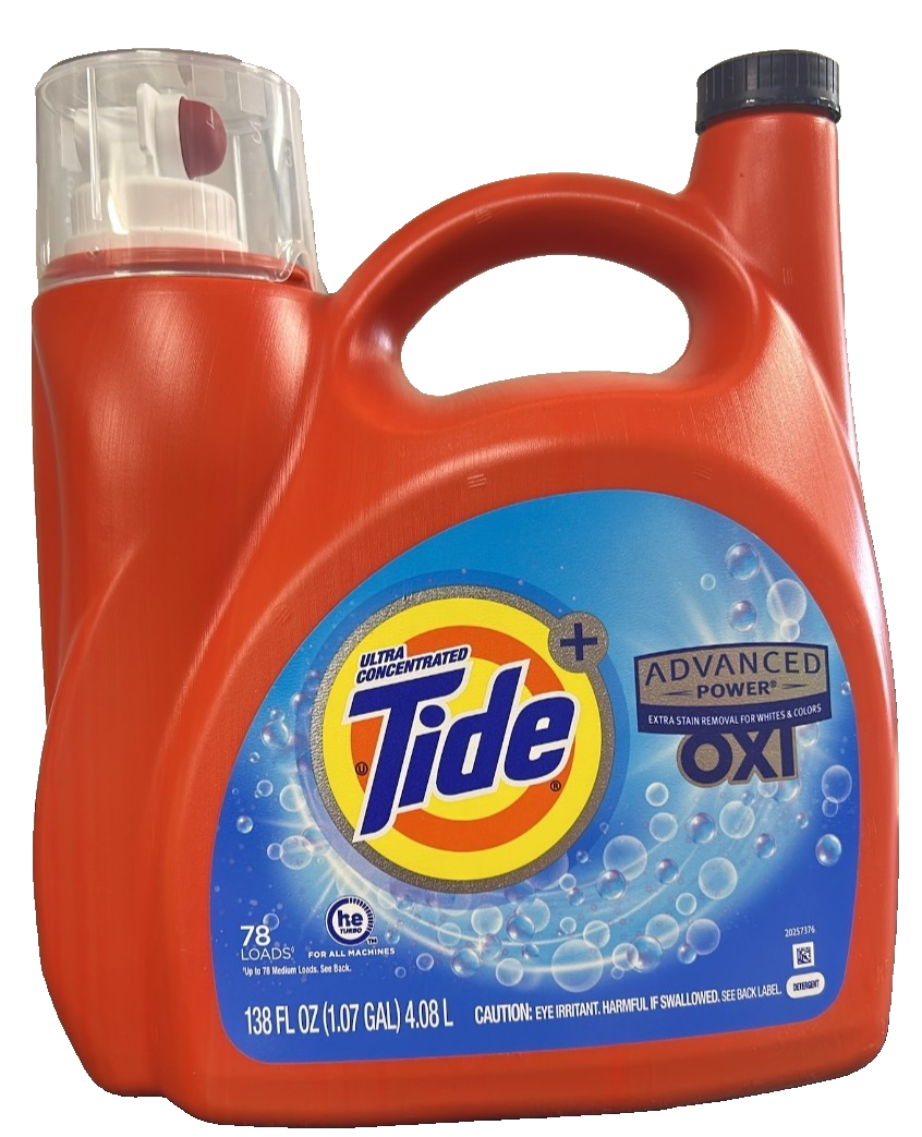 Tide Ozi Advanced Power Liquid Laundry Detergent White Stain Removal 4.08L
