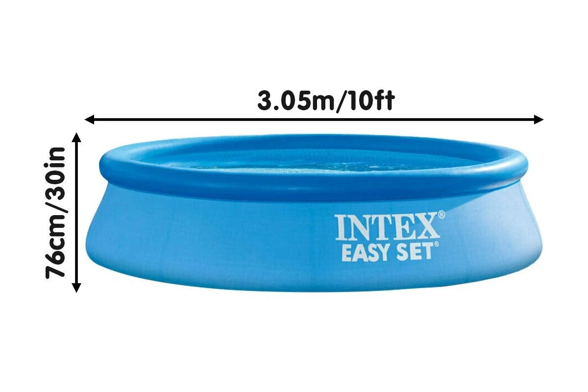 Intex Easy Set Above Ground Swimming Pool 10ft  with Filter Pump 3.05m x 76cm