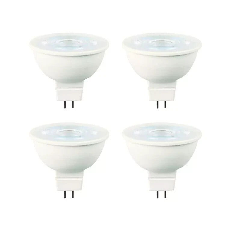 4 x Luce Bella LED Globes Daylight MR16 500 Lumen 6W Spotlight White Bulbs
