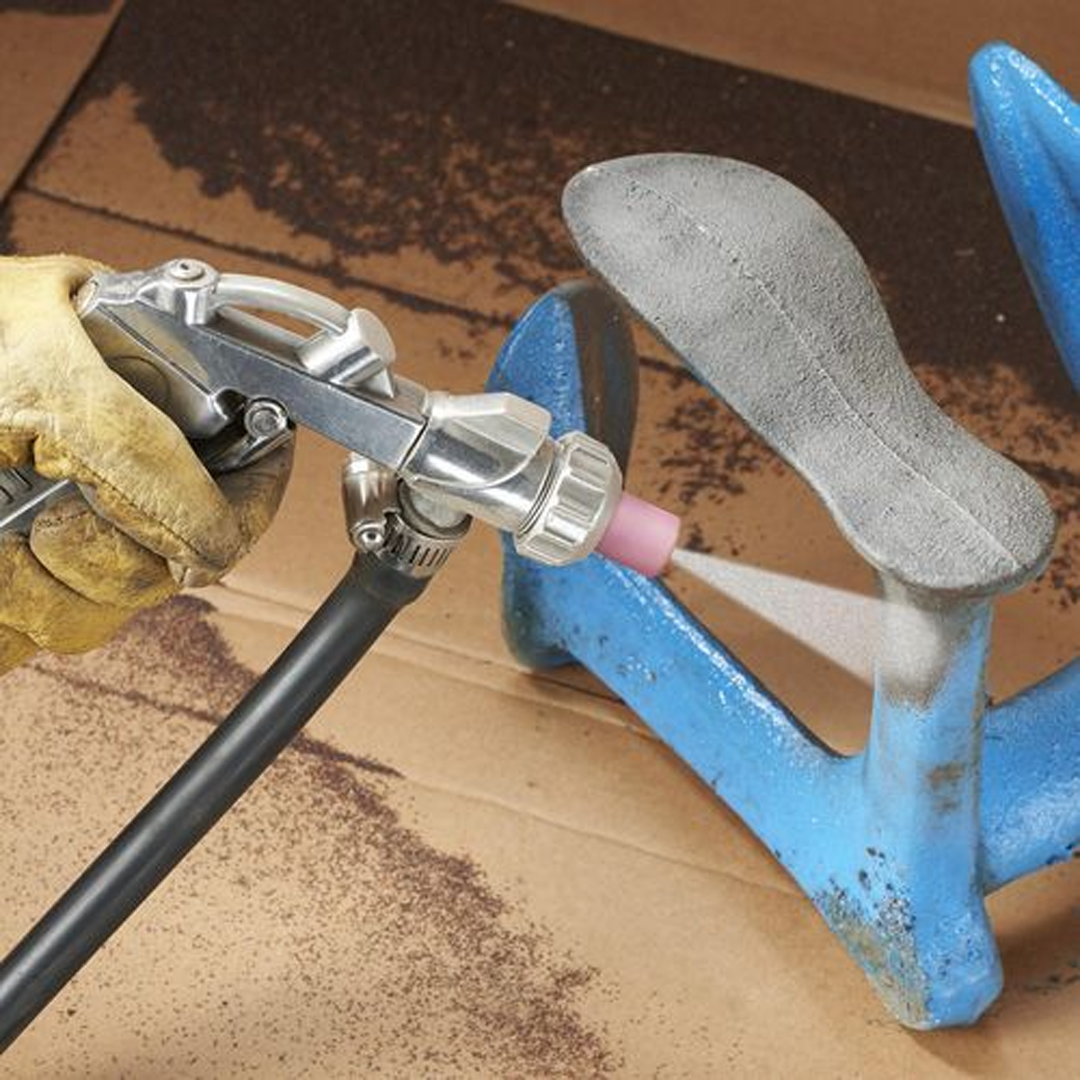 Ozito 23kg Portable Sandblaster Sand Blaster Gun Pressure Kit Paint Rust Removal