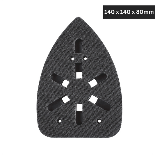Ozito Sanding Base Replacement Backing Pad for Detail Sander 140mm Black