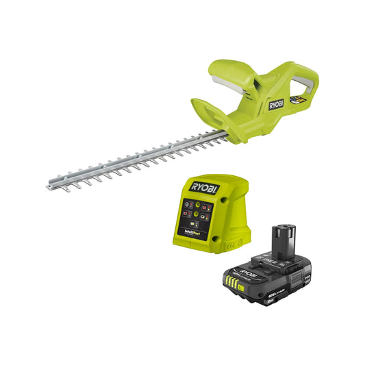 Ryobi 18V Hedge Trimmer Kit ONE+ 2.0Ah Cordless Battery Charger included