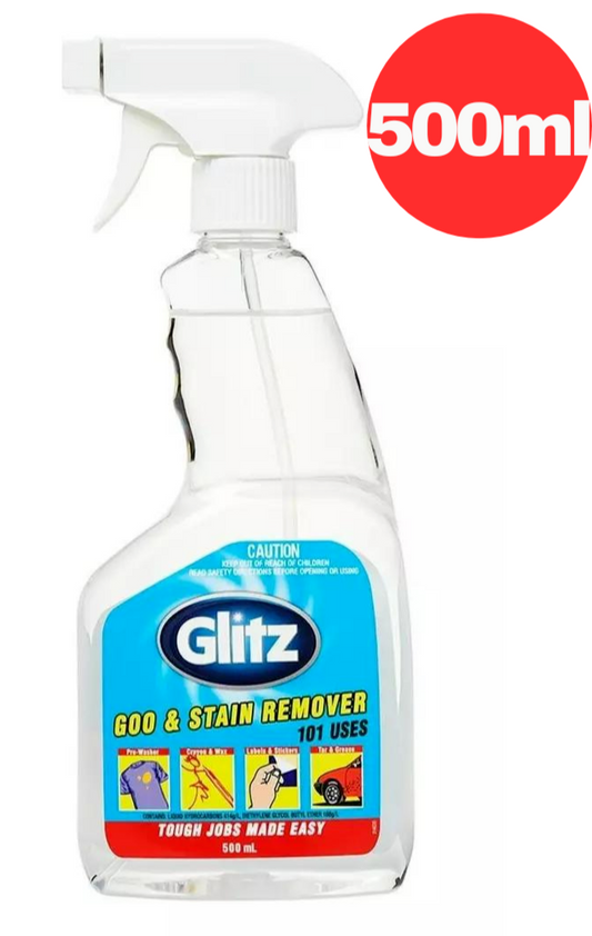Glitz 500 mL Goo And Stain Remover Spray Label Sticker Tape Residue Cleaner