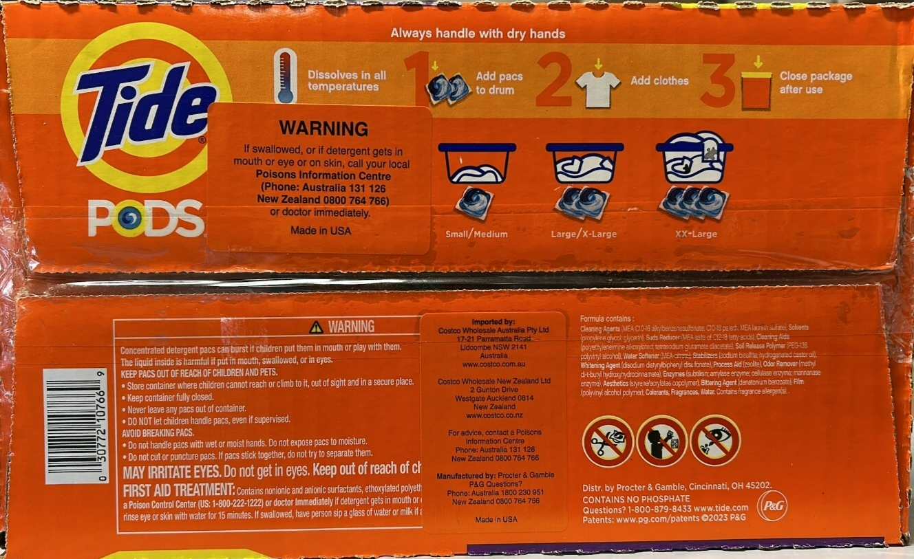 Tide Laundry Detergent Pods Capsules Washing Machine Spring Meadow 156 Count
