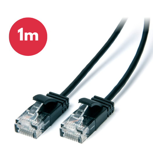 Laser Network Cable Ultra Cat6 1m Slim Ethernet NBN Modem LAN Router Connector