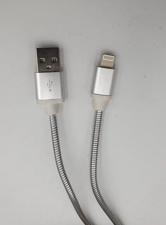 Laser Charging Cable Braided USB A iPhone iPad AirPods Charger Cord 2M