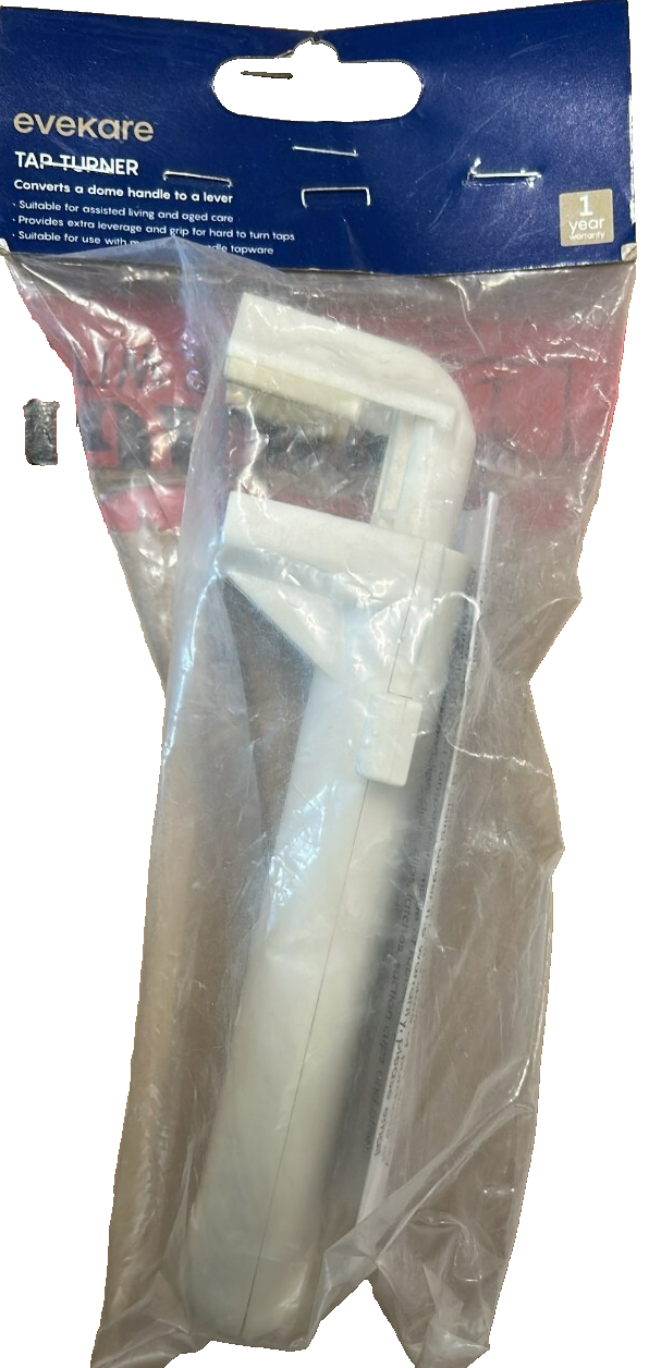 Evekare Dome Handle Tap Turner Kitchen Bathroom Toilet Turn Taps Tapware White