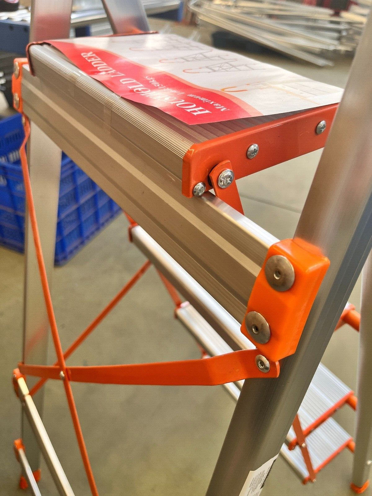 Katashi 6 Step Ladder Aluminium Multi Purpose Folding Light Weight Platform