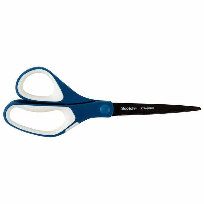 Scotch Precision 8" Scissor Ultra Edge Sharp Smooth Handle Cutting Tailor 3 Pack