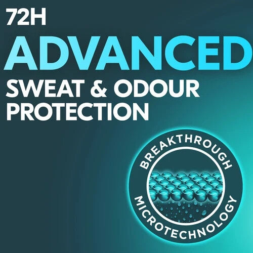 6X Rexona Deodorant Spray Men 72H Advanced Protection Sport Antiperspirant 220ml
