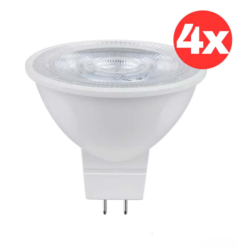 Luce Bella LED Globes Light Bulb 500lm Warm White DownLight 6W 60° MR16 4 Pack