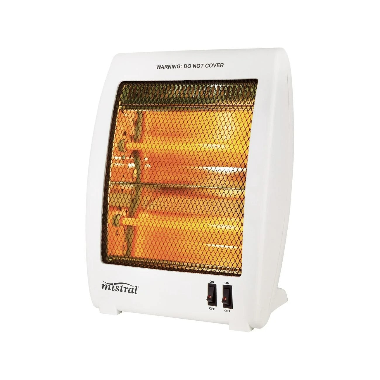 Mistral Radiant Heater 800W 2 Heat Settings 2 Quartz Heating Elements