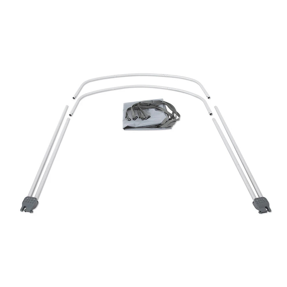 Intex Boat Canopy Bimini Top Sun Shade Protection Roof Aluminum 5ft 3in For
