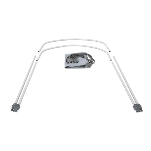 Intex Boat Canopy Bimini Top Sun Shade Protection Roof Aluminum 5ft 3in For