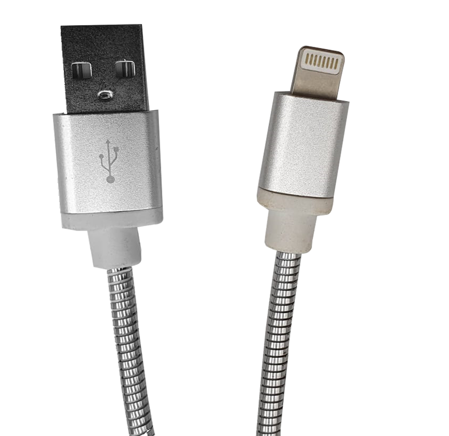 Laser Charging Cable Braided USB A iPhone iPad AirPods Charger Cord 2M