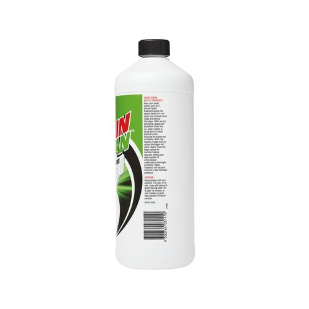 Drain Clean Septic Tank Treatment 1L Reduce Unpleasant Odours Clears Blockages