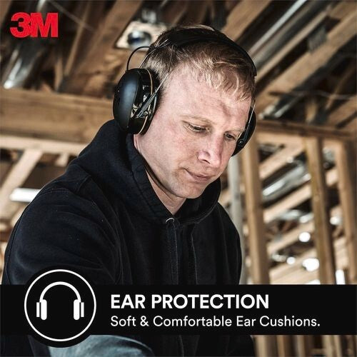 3M Bluetooth Earmuffs WorkTunes MP3 Call Connect Wireless Rechargeable Headphone