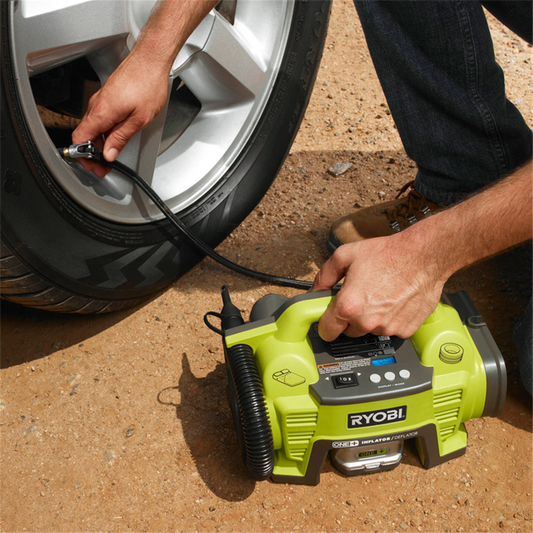 Ryobi One+ 18v Cordless Air Inflator and Deflator for Inflatable Beds Toys Tyres