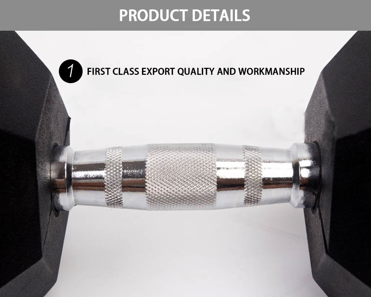 10KG Rubber Hex Dumbbell Fitness Home Gym Exercise Strength Weight Set Pair