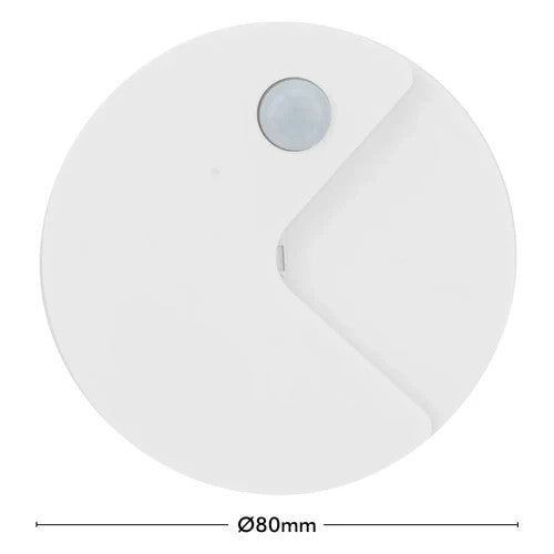 Arlec Round Nightlight LED Movement Activated Sensor Battery Hallway Stair Light
