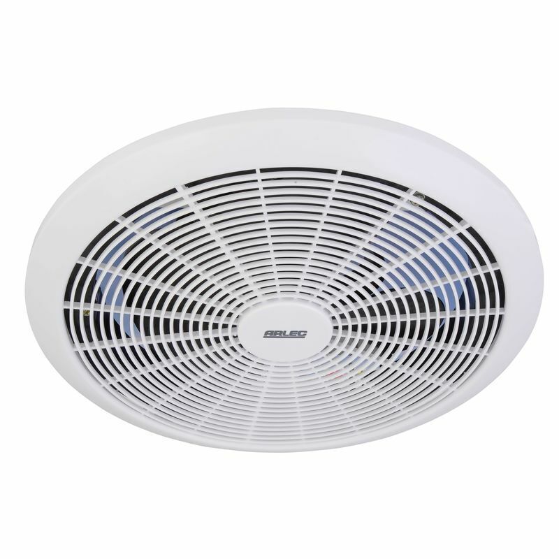 Arlec 250mm Ceiling Exhaust Fan Bathrooms Kitchen Ventilation Powerful Electric