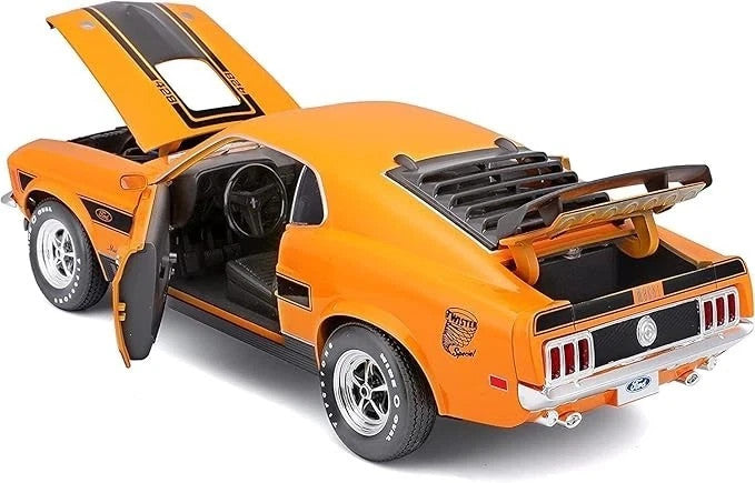 Maisto 1:18 Diecast Cars 1970 Ford Mustang Mach 1 Die Cast Vehicle Toy Display