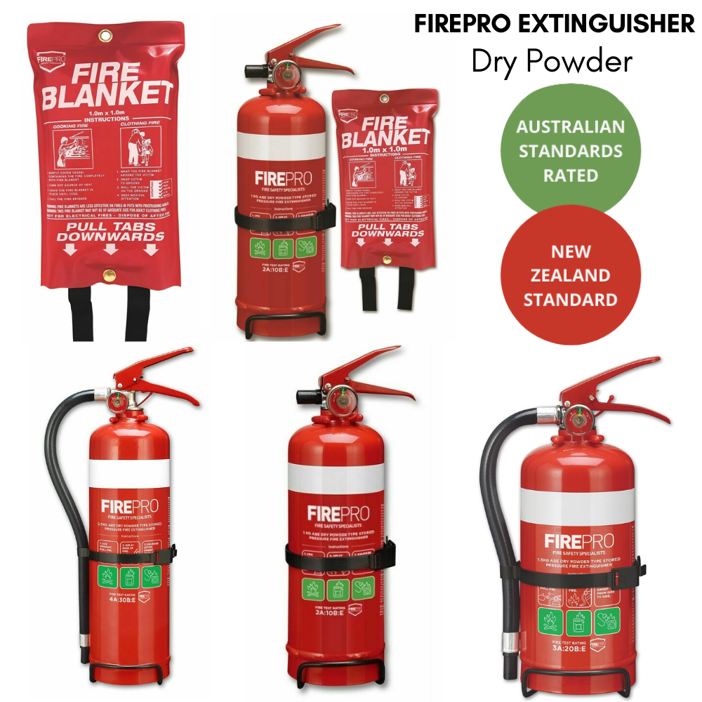 FirePro Fire Extinguisher Blanket Emergency Flame Safety Pro Bracket