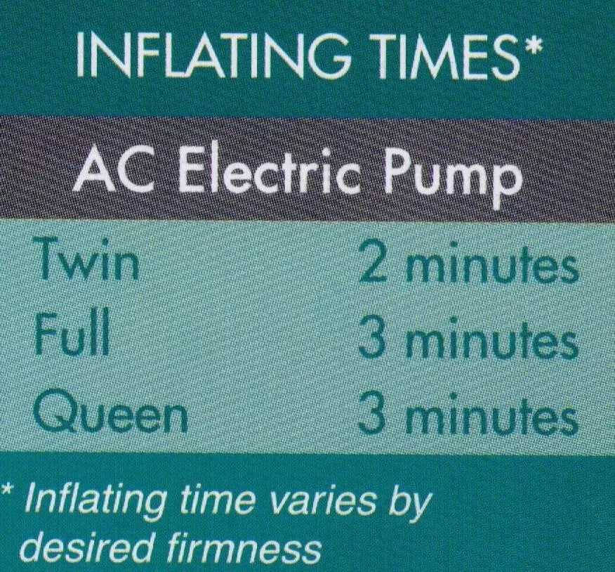 Intex Double Air Bed Inflatable Mid-Rise Camping Mattress Inbuilt 240V Pump 33cm