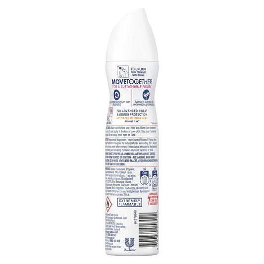 2x Rexona Women 72H Advanced Antiperspirant Deodorant Aerosol Bright Bouquet