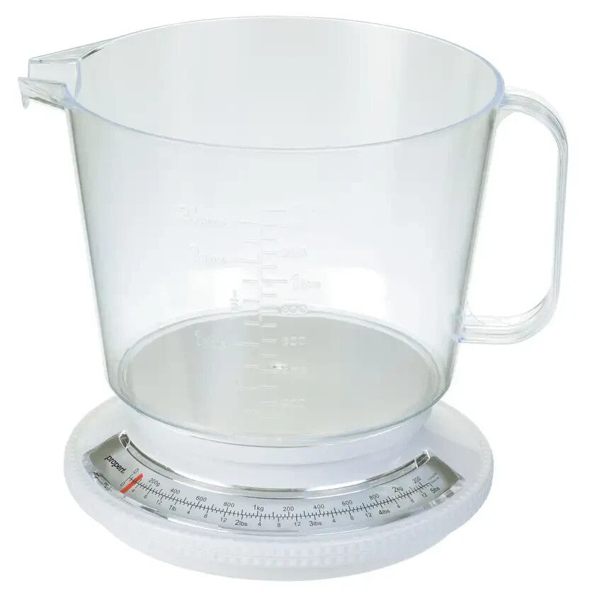 Propert Kitchen Scale with Jug 2.2 Kg Food Dial Weighing Machine Dishwasher Safe