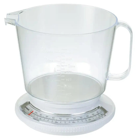 Propert Kitchen Scale with Jug 2.2 Kg Food Dial Weighing Machine Dishwasher Safe
