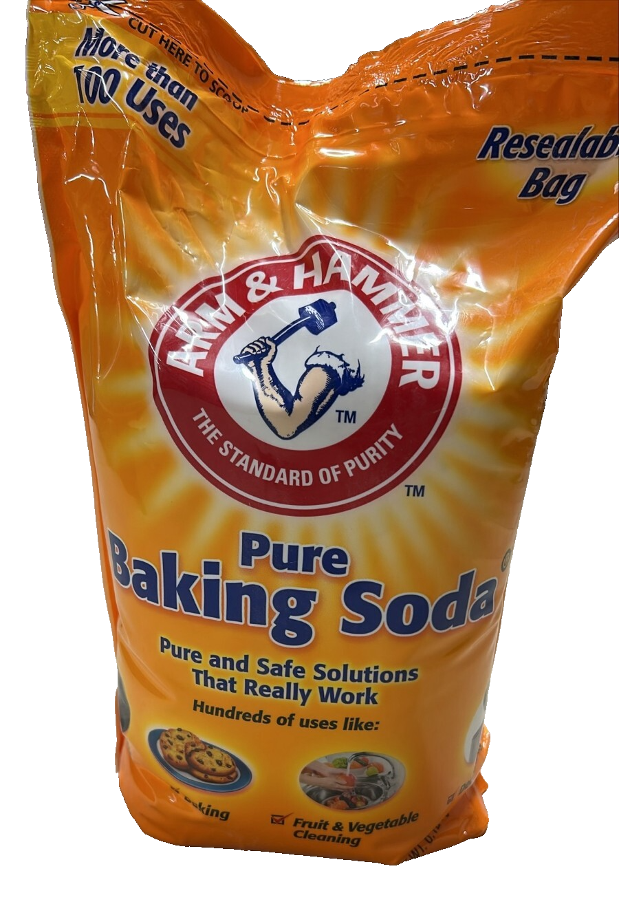 6.1kg Arm & Hammer Baking Soda Food Grade Bulk Cleaning Resealable Bag Bicarb