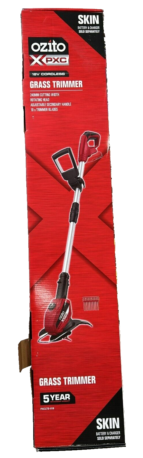 Ozito PXC 18V Grass Trimmer Cutter Cordless Garden Whipper Snipper - SKIN ONLY