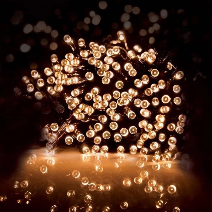 Lytworx Solar Fairy Lights 1000 LED Warm White Solar Powered Christmas Decor