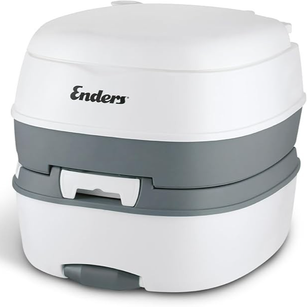 Enders Deluxe Camping Toilet Portable Seat Mobile WC Caravan Cmping 17L Waste