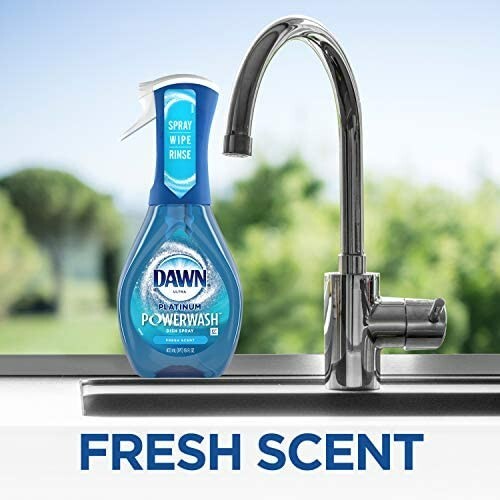 Dawn Dishwashing Platinum Powerwash Dish Spray Soap Cleaner Starter Pack Refill