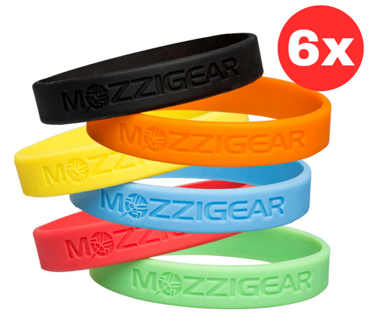 Mozzigear Mosquito Repellent Wrist Band Camping Hiking Insect Repelller 6 Pack