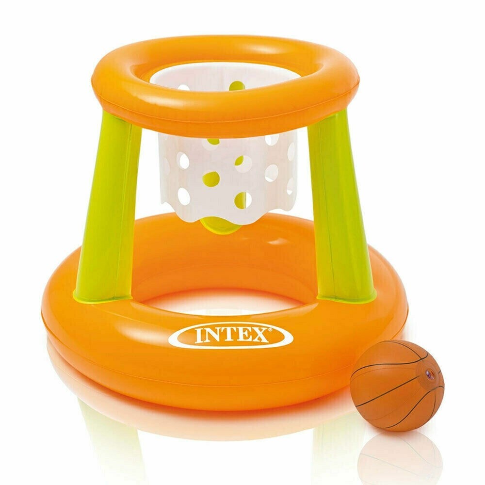 Intex Floating Basketball Hoop Inflatable Outdoor Pool Game Kids Play Summer Toy