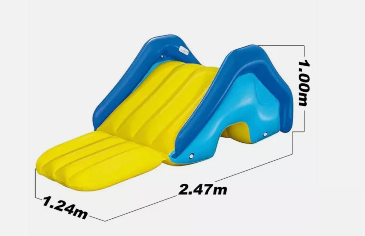 Bestway Active Giant Pool Water Slide Summer Kids Fun Outdoor 2.47m